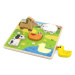 Drevené puzzle Viga 44662 farma