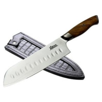 Macemaker Venice SanMai Santoku s koženým puzdrom