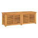 vidaXL Záhradný úložný box s vreckom 150x50x53 cm masívny teak