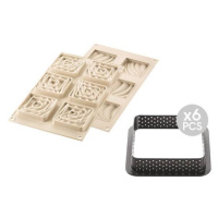 Silikónová forma na pečenie 3D Mini Tarte Sand - Silikomart