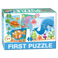 Dohány detské puzzle 4-obrázkové Baby First Oceán 639-2