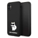 Kryt Karl Lagerfeld iPhone 11 / XR hardcase black Silicone Choupette (KLHCN61SNCHBCK)