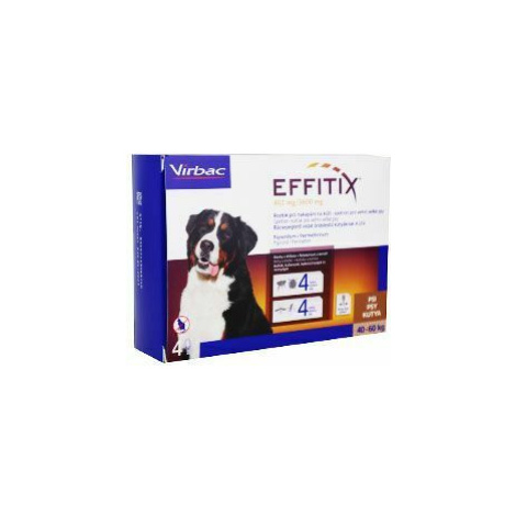 Effitix pre psov Spot-on XL (40-60 kg )4 pipety Virbac