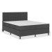 vidaXL Posteľ boxspring tmavošedá látková 180x200 cm