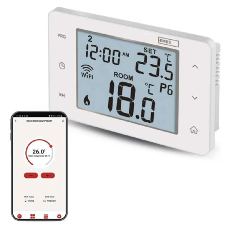 Emos Izbový programovateľný drôtový WiFi GoSmart termostat P56201