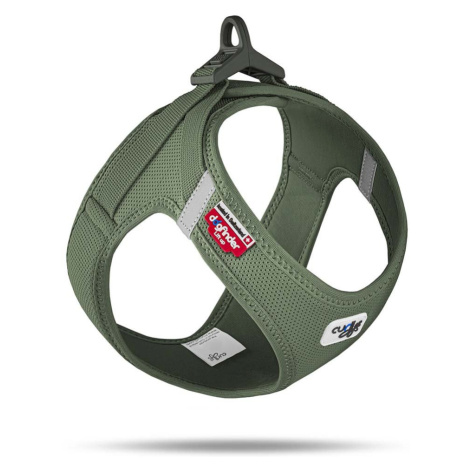 CURLI Postroj pre psov so sponou Air-Mesh Moss XL, 12-18 kg