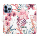 Flipové puzdro iSaprio - Pink Flowers 02 - iPhone 13 Pro