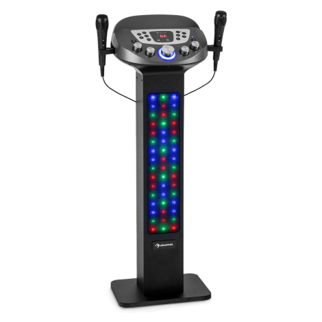 Auna KaraBig LightUp MKII, karaoke systém, BT, 2 × mikrofón, viacfarebný, 2 × USB, 40 W RMS, 480