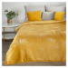 DomTextilu Krásna žltá hrejivá deka z mikrovlákna s módnym vzorom vážky 150 x 200 cm 45045-24056