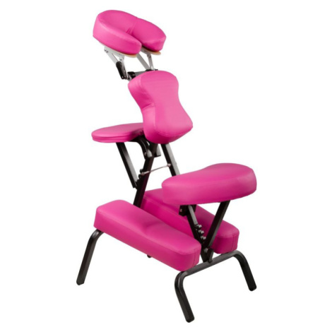 Masážna stolička Movit skladacia ružová 8,5 kg