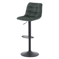 Sconto Barová stolička BRIANA zelená/čierna