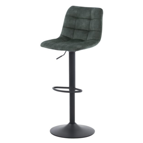 Sconto Barová stolička BRIANA zelená/čierna Houseland