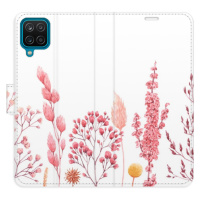 Flipové puzdro iSaprio - Pink Flowers 03 - Samsung Galaxy A12