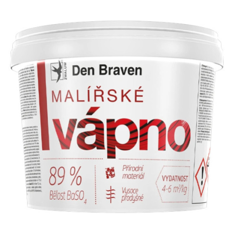 DEN BRAVEN - Maliarske vápno biela 11 kg