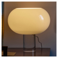 Stolná lampa Foscarini Buds 2, biela, sklo, plast, E27