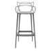 Barová stolička MASTERS, v. 75 cm, viac farieb - Kartell Farba: černá