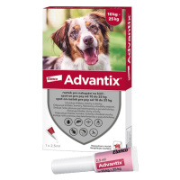 ADVANTIX Spot-on pre psov 10-25 kg 2,5 ml 1 pipeta