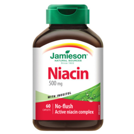 JAMIESON Niacín 500 mg s inozitolom 60 tabliet