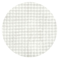 Biely umývateľný okrúhly koberec ø 120 cm Bubble White – Mila Home