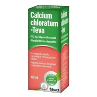 CALCIUM CHLORATUM - Teva, perorálny roztok 100 ml