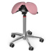 Sedlová stolička Salli MultiAdjuster Farba čalúnenia: Syntetická koža - ružová #9573, Výška post
