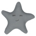 BELIANI, Detský vankúš hviezda 40 × 40 cm, sivý BHOPAL, 243772