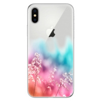Odolné silikónové puzdro iSaprio - Rainbow Grass - iPhone X