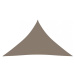 Tieniaca plachta trojuholníková 3,5 x 3,5 x 4,9 m oxfordská látka Dekorhome Béžová,Tieniaca plac