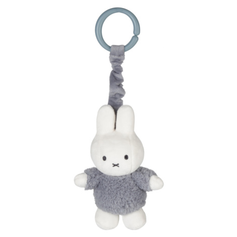 Textilná naťahovacia hračka pre bábätká Zajačik Miffy Fluffy modrý Little Dutch