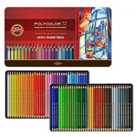 Koh-i-noor Sada pasteliek umeleckých Polycolor 72 ks loď