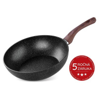 Panvica Wok MagicHome Black Marble Line, 28 cm