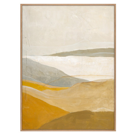 Ručne maľovaný obraz 90x120 cm Yellow Field – Malerifabrikken