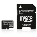 TRANSCEND MicroSDHC karta 16GB Class 10 + adaptér