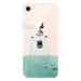 Odolné silikónové puzdro iSaprio - Bear With Boat - iPhone 8