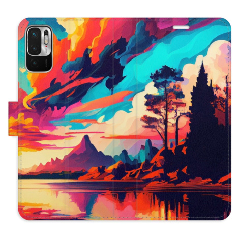 Flipové puzdro iSaprio - Colorful Mountains 02 - Xiaomi Redmi Note 10 5G