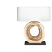 LuxD 21562 Dizajnová stolná lampa Deandre, 61 cm orech