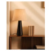 Čierno-béžová stolová lampa s textilným tienidlom (výška 60 cm) Torrent – Kave Home