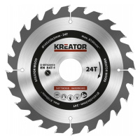 Kreator Príslušenstvo Kreator pílový kotúč na drevo 165mm Pílový kotúč na drevo 165mm