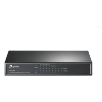 tp-link TL-SG1008P, 8 port Gigabit Desktop Switch, 8x 10/100/1000M RJ45 ports, 4x PoE, steel cas