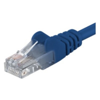 PremiumCord Patch kábel UTP RJ45-RJ45 CAT6 10m modrý