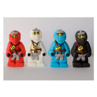 Ninja Go Sugar figúrka 4ks - K Decor - K Decor