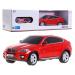 Rastar Rastar Auto na diaľkové ovládanie R / C BMW X6 1:24 červené