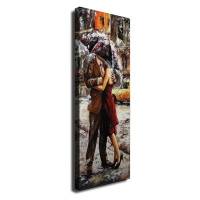 Obraz na plátne Kiss under umbrella PC102 30x80 cm