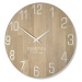 Drevené nástenné hodiny Natur 30cm FlexiStyle z228-2
