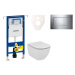 Cenově zvýhodněný závěsný WC set Geberit do lehkých stěn / předstěnová + WC Ideal Standard Tesi 