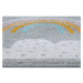 Sivý detský koberec 120x170 cm Rainbow – Hanse Home