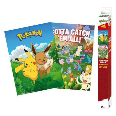 GBeye Pokémon Environments Posters 2-Pack 52 x 38 cm