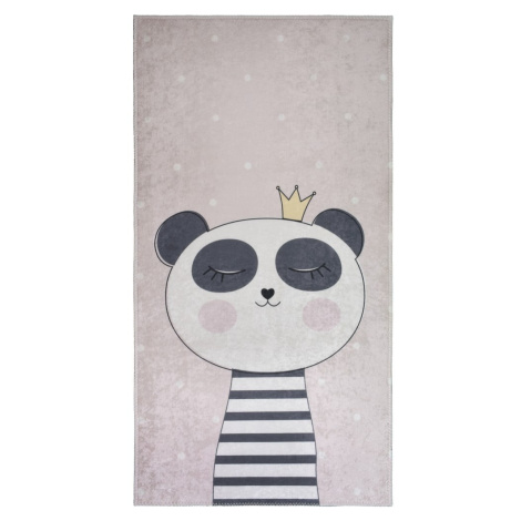 Svetloružový detský koberec 160x230 cm Princess Panda – Vitaus