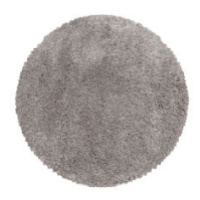 Kusový koberec Fluffy Shaggy 3500 beige kruh Rozmery koberca: 200x200 kruh
