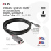 Club3D kábel USB-C na HDMI, 4K120Hz 8K60Hz HDR10 s DSC1.2, Aktívny kábel, M/M, 3m